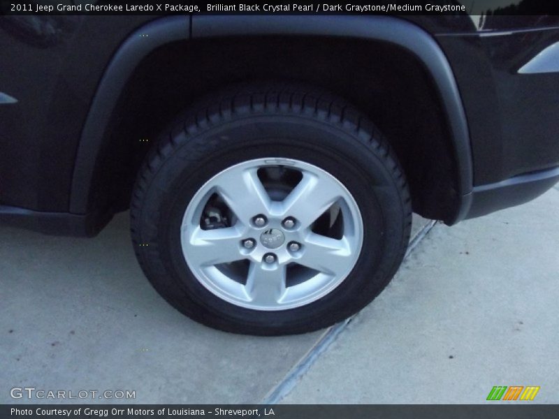 Brilliant Black Crystal Pearl / Dark Graystone/Medium Graystone 2011 Jeep Grand Cherokee Laredo X Package