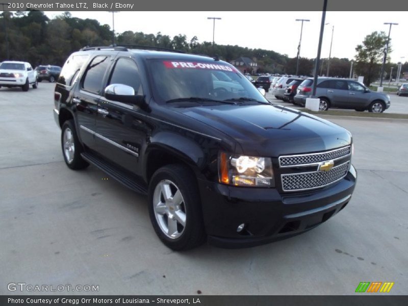 Black / Ebony 2010 Chevrolet Tahoe LTZ
