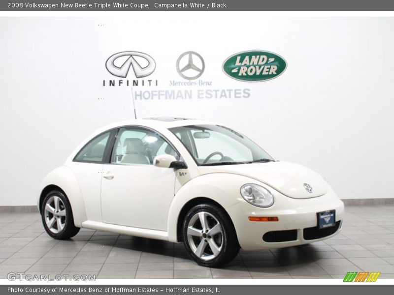 Campanella White / Black 2008 Volkswagen New Beetle Triple White Coupe