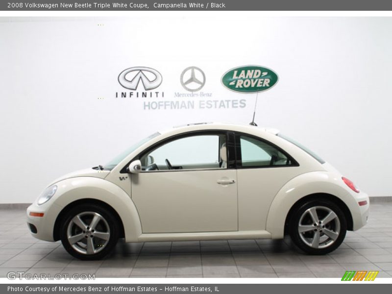 Campanella White / Black 2008 Volkswagen New Beetle Triple White Coupe