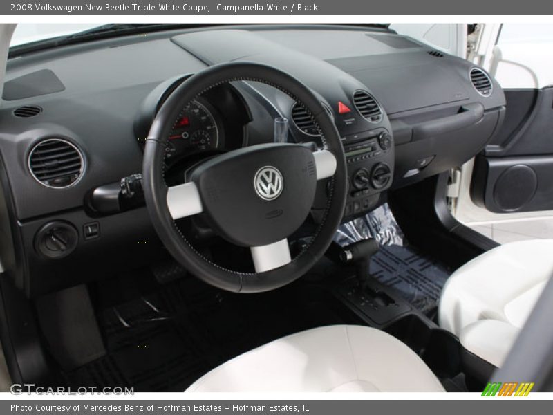 Campanella White / Black 2008 Volkswagen New Beetle Triple White Coupe