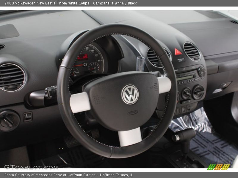Campanella White / Black 2008 Volkswagen New Beetle Triple White Coupe