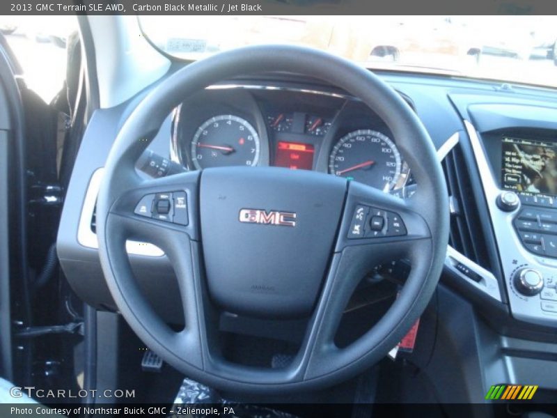 Carbon Black Metallic / Jet Black 2013 GMC Terrain SLE AWD