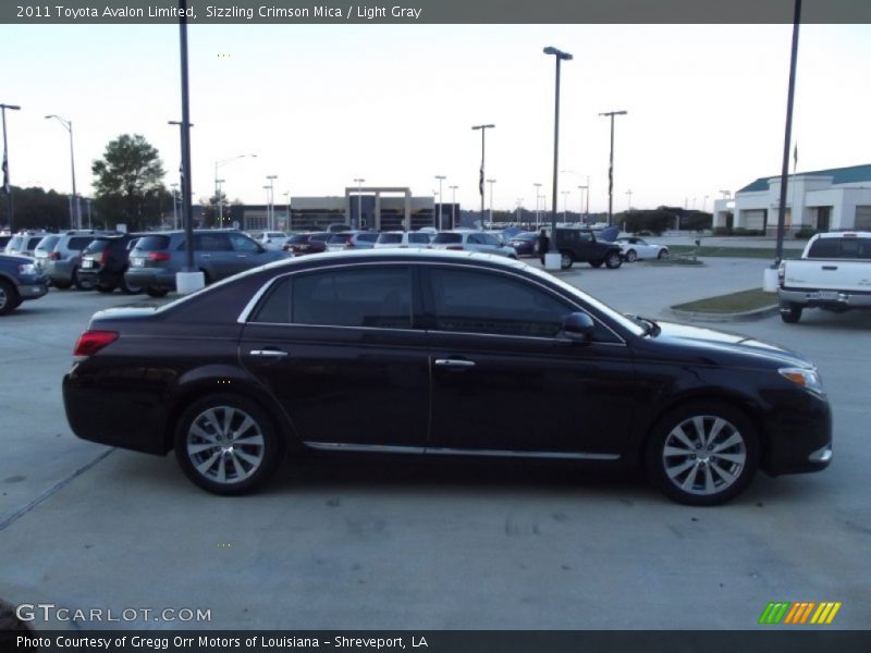 Sizzling Crimson Mica / Light Gray 2011 Toyota Avalon Limited