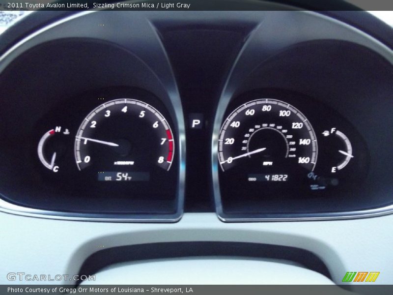 Sizzling Crimson Mica / Light Gray 2011 Toyota Avalon Limited