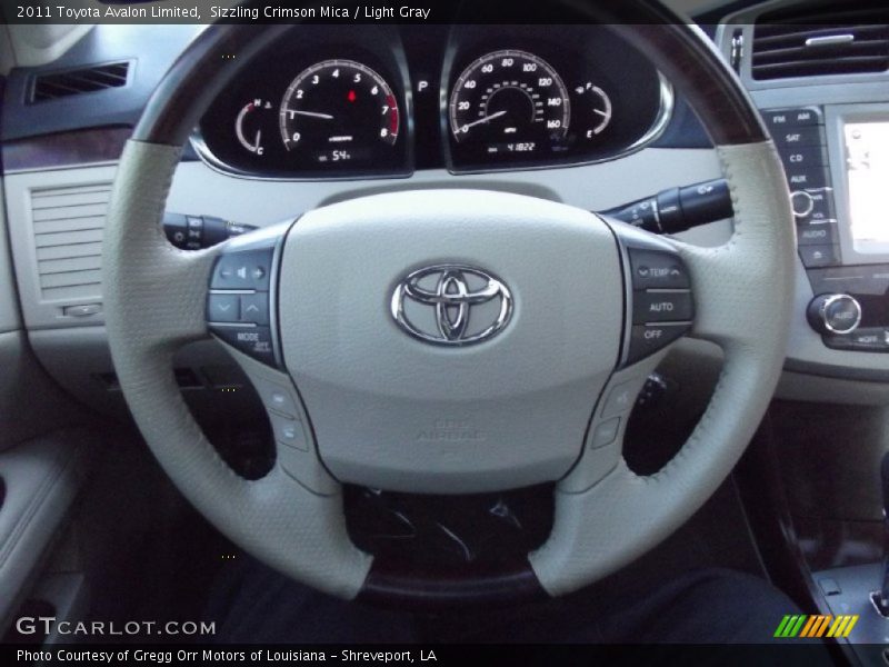 Sizzling Crimson Mica / Light Gray 2011 Toyota Avalon Limited