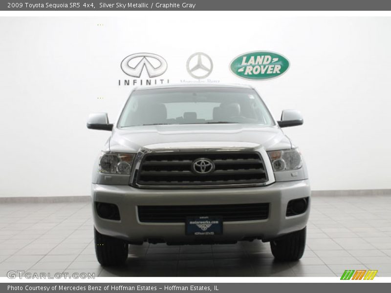 Silver Sky Metallic / Graphite Gray 2009 Toyota Sequoia SR5 4x4
