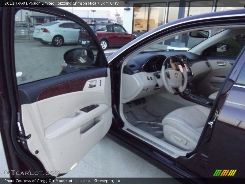 Sizzling Crimson Mica / Light Gray 2011 Toyota Avalon Limited