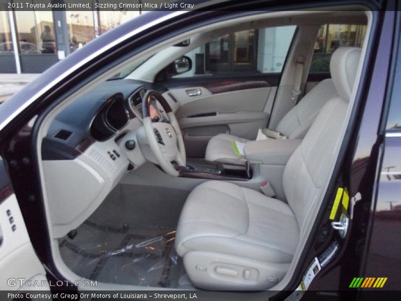 Sizzling Crimson Mica / Light Gray 2011 Toyota Avalon Limited