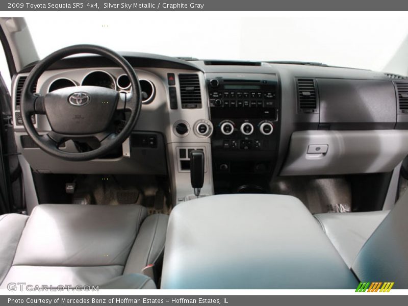 Silver Sky Metallic / Graphite Gray 2009 Toyota Sequoia SR5 4x4