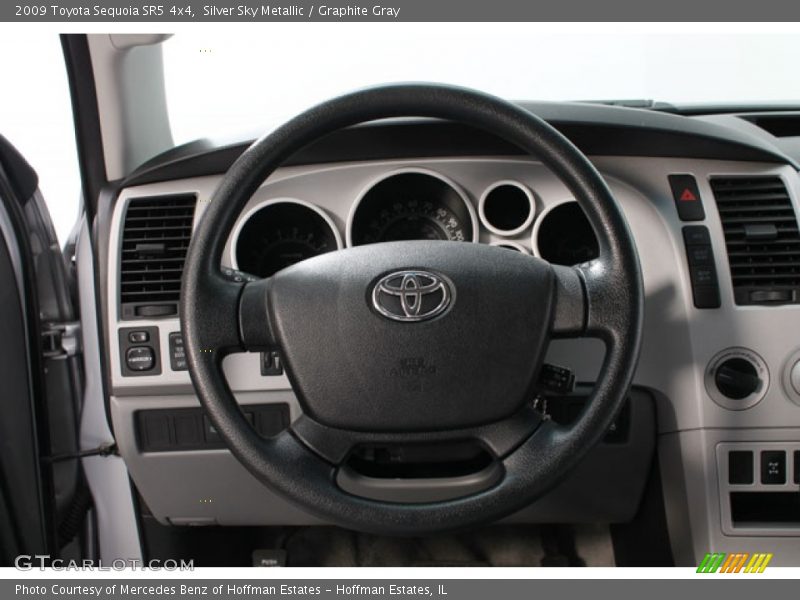 Silver Sky Metallic / Graphite Gray 2009 Toyota Sequoia SR5 4x4