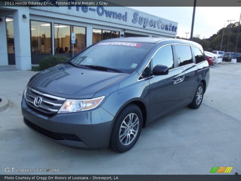 Polished Metal Metallic / Gray 2011 Honda Odyssey EX-L