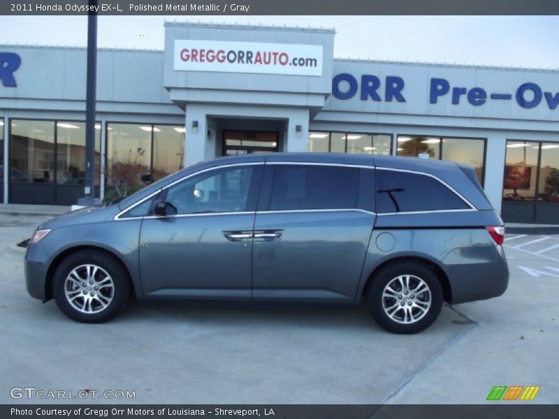 Polished Metal Metallic / Gray 2011 Honda Odyssey EX-L