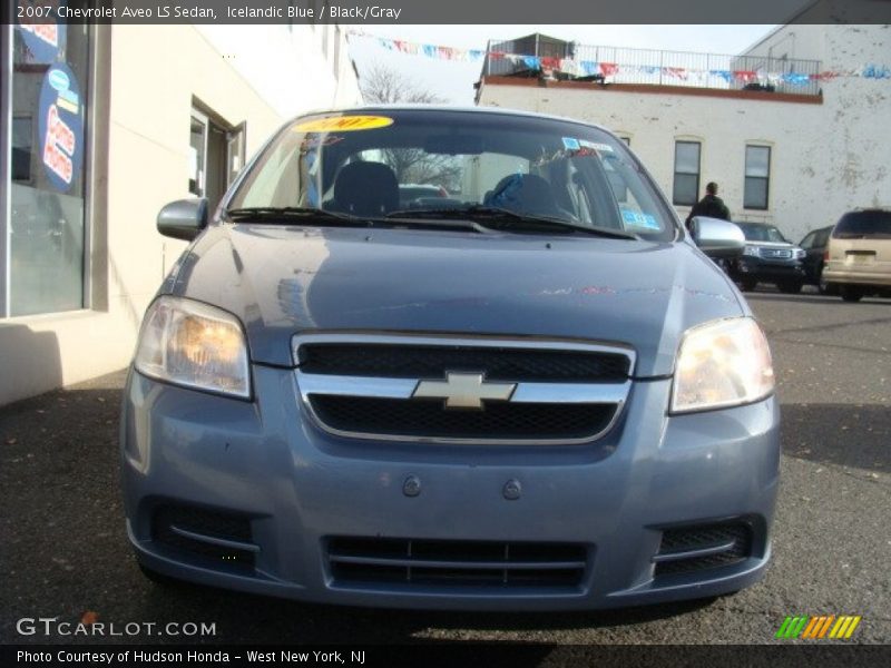 Icelandic Blue / Black/Gray 2007 Chevrolet Aveo LS Sedan