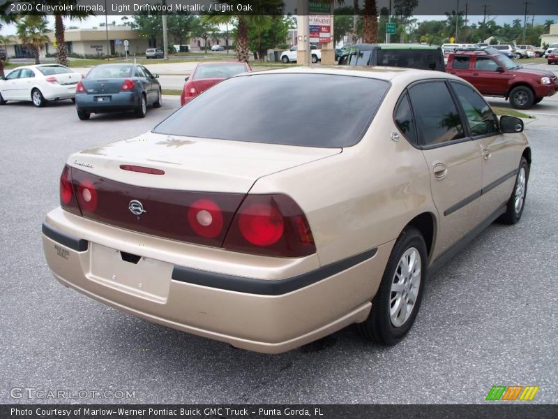 Light Driftwood Metallic / Light Oak 2000 Chevrolet Impala