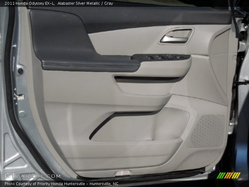 Alabaster Silver Metallic / Gray 2011 Honda Odyssey EX-L