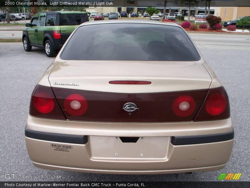Light Driftwood Metallic / Light Oak 2000 Chevrolet Impala