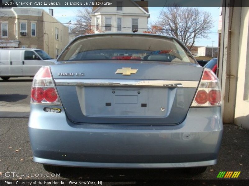 Icelandic Blue / Black/Gray 2007 Chevrolet Aveo LS Sedan