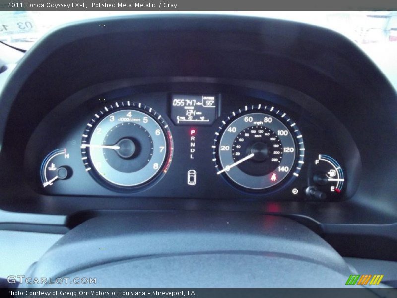 Polished Metal Metallic / Gray 2011 Honda Odyssey EX-L