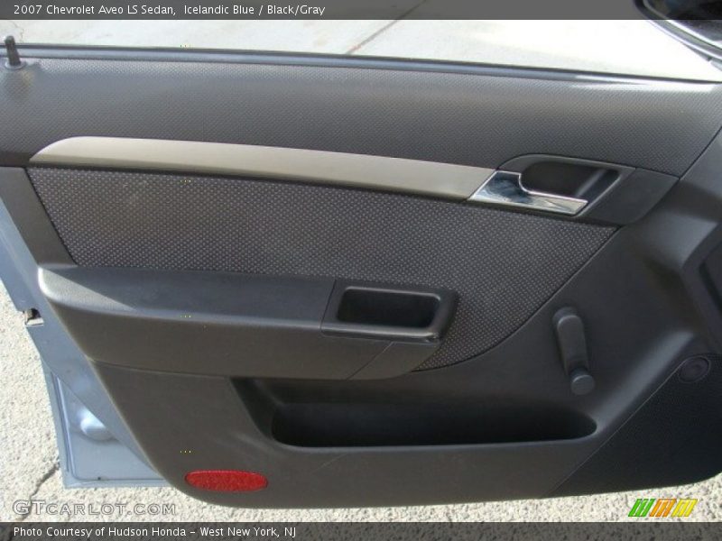 Icelandic Blue / Black/Gray 2007 Chevrolet Aveo LS Sedan