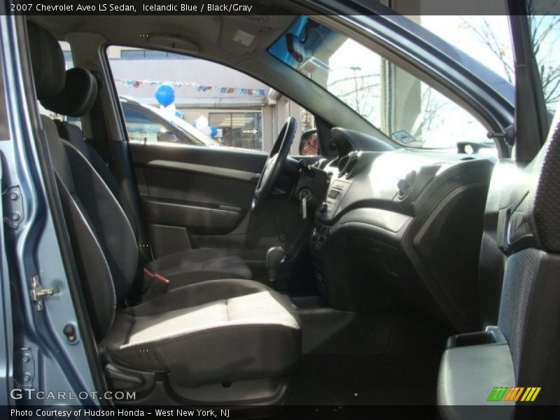 Icelandic Blue / Black/Gray 2007 Chevrolet Aveo LS Sedan