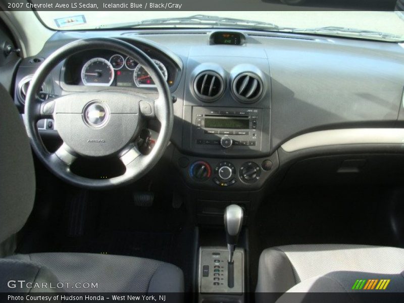 Icelandic Blue / Black/Gray 2007 Chevrolet Aveo LS Sedan