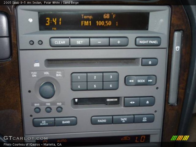 Polar White / Sand Beige 2005 Saab 9-5 Arc Sedan