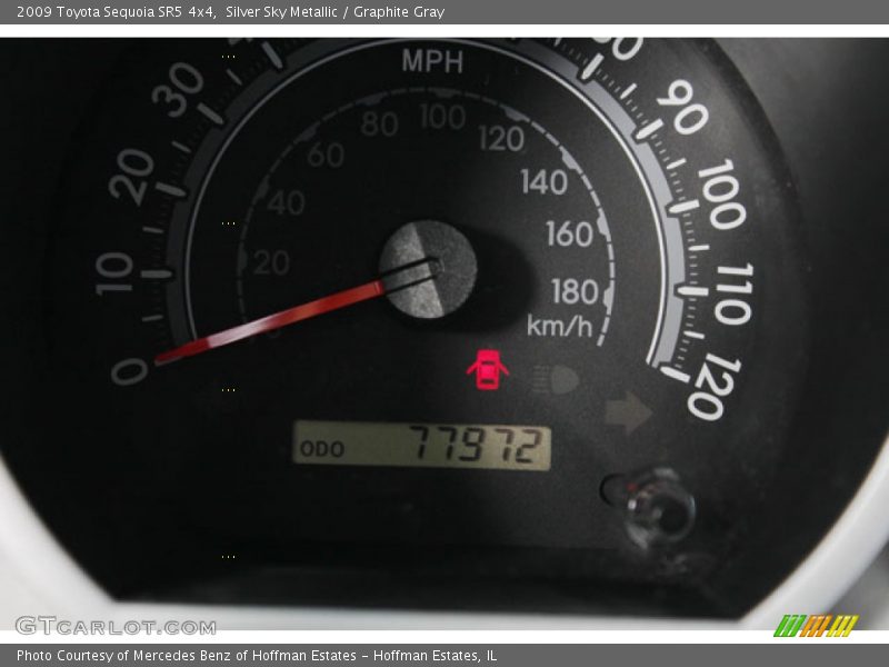 Silver Sky Metallic / Graphite Gray 2009 Toyota Sequoia SR5 4x4