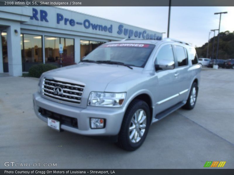 Silver Indulgence / Stone 2008 Infiniti QX 56