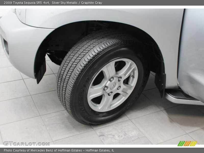 Silver Sky Metallic / Graphite Gray 2009 Toyota Sequoia SR5 4x4