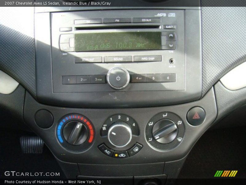 Icelandic Blue / Black/Gray 2007 Chevrolet Aveo LS Sedan