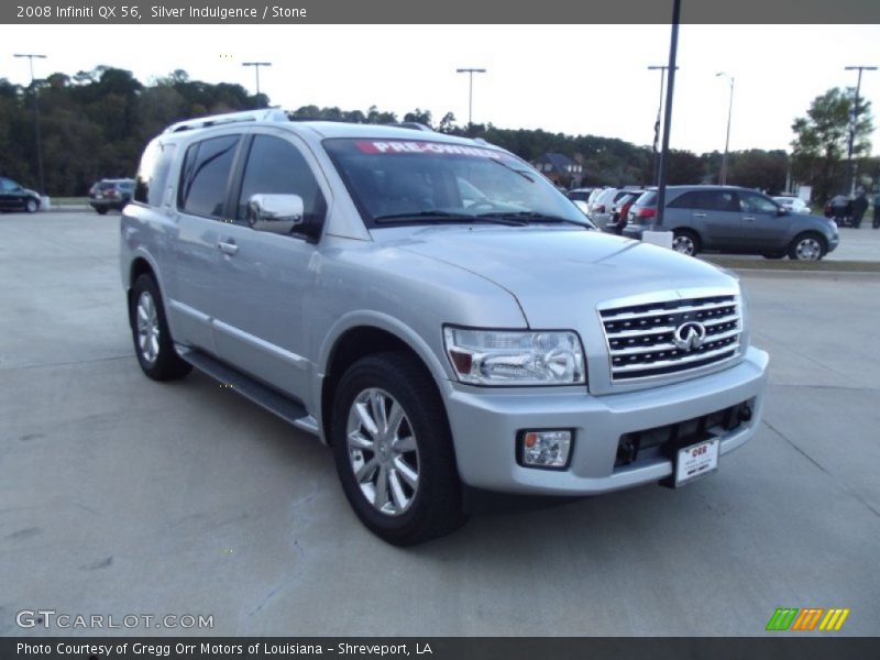 Silver Indulgence / Stone 2008 Infiniti QX 56