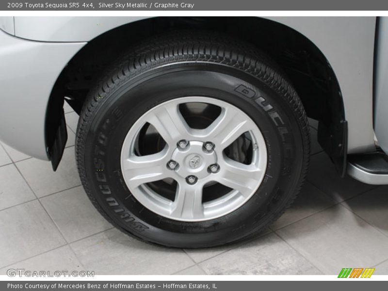 Silver Sky Metallic / Graphite Gray 2009 Toyota Sequoia SR5 4x4
