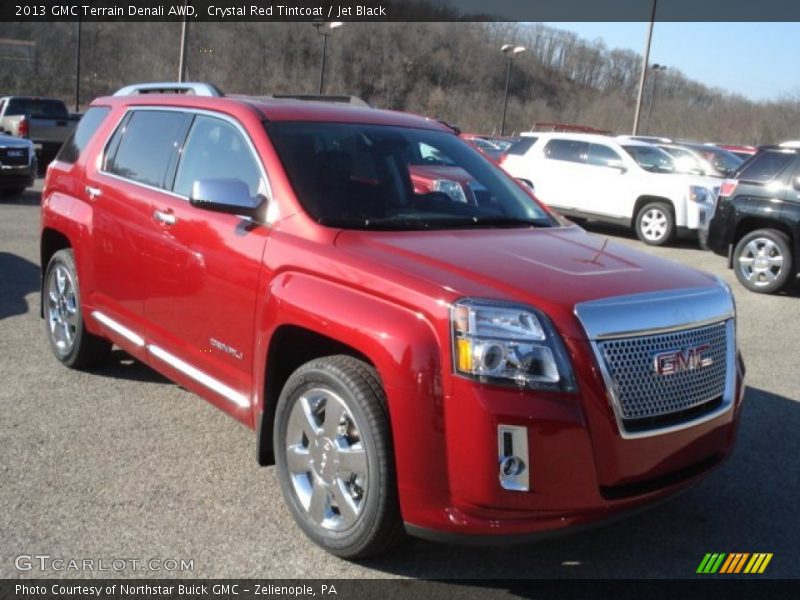 Crystal Red Tintcoat / Jet Black 2013 GMC Terrain Denali AWD