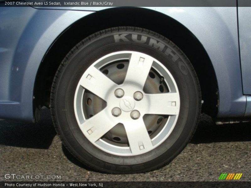 Icelandic Blue / Black/Gray 2007 Chevrolet Aveo LS Sedan