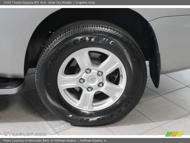 Silver Sky Metallic / Graphite Gray 2009 Toyota Sequoia SR5 4x4