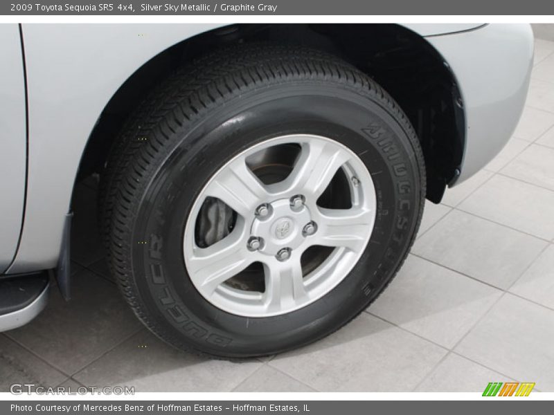 Silver Sky Metallic / Graphite Gray 2009 Toyota Sequoia SR5 4x4