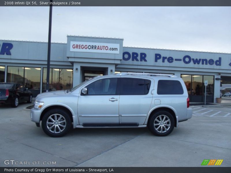 Silver Indulgence / Stone 2008 Infiniti QX 56