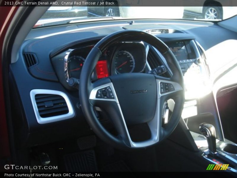Crystal Red Tintcoat / Jet Black 2013 GMC Terrain Denali AWD
