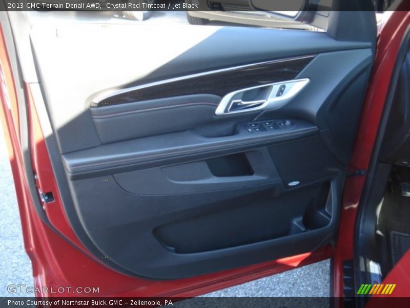 Crystal Red Tintcoat / Jet Black 2013 GMC Terrain Denali AWD