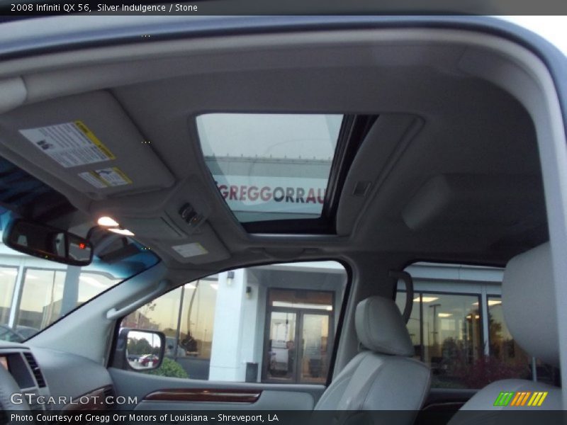 Silver Indulgence / Stone 2008 Infiniti QX 56