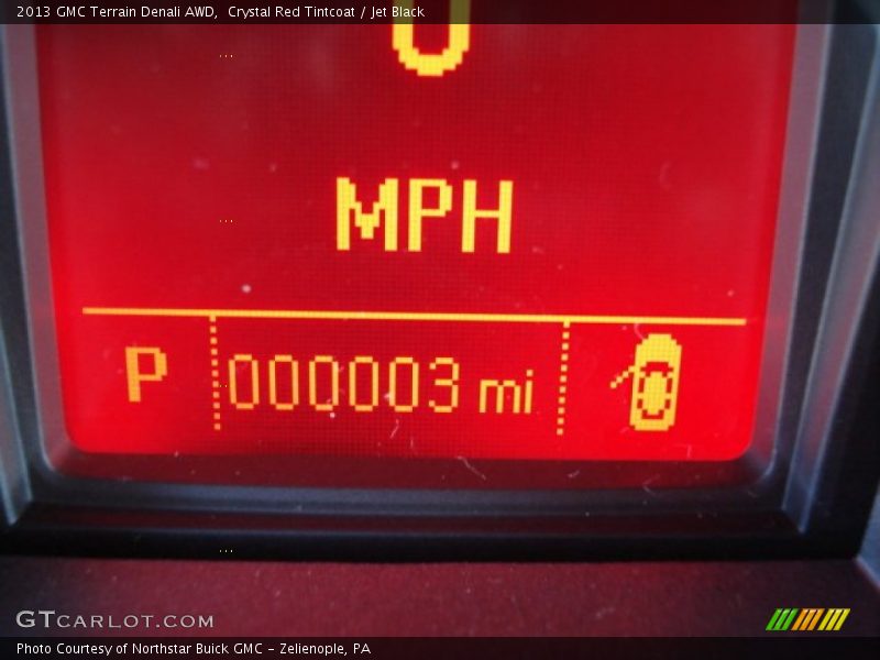 Crystal Red Tintcoat / Jet Black 2013 GMC Terrain Denali AWD
