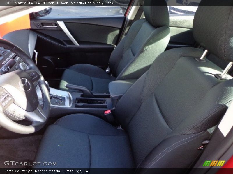 Velocity Red Mica / Black 2010 Mazda MAZDA3 s Sport 4 Door