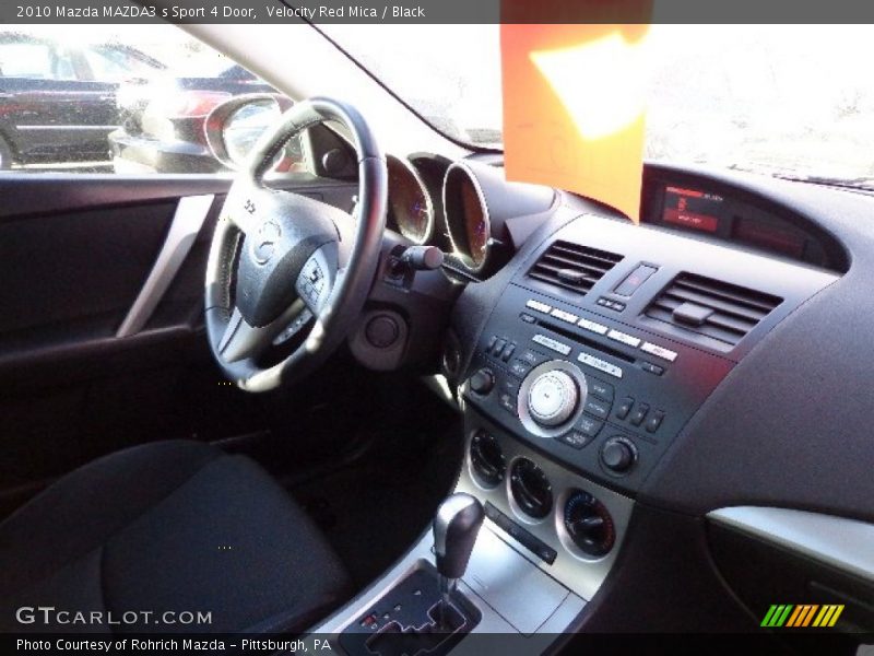 Velocity Red Mica / Black 2010 Mazda MAZDA3 s Sport 4 Door