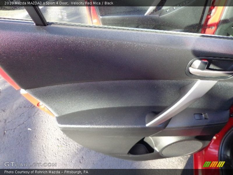 Velocity Red Mica / Black 2010 Mazda MAZDA3 s Sport 4 Door