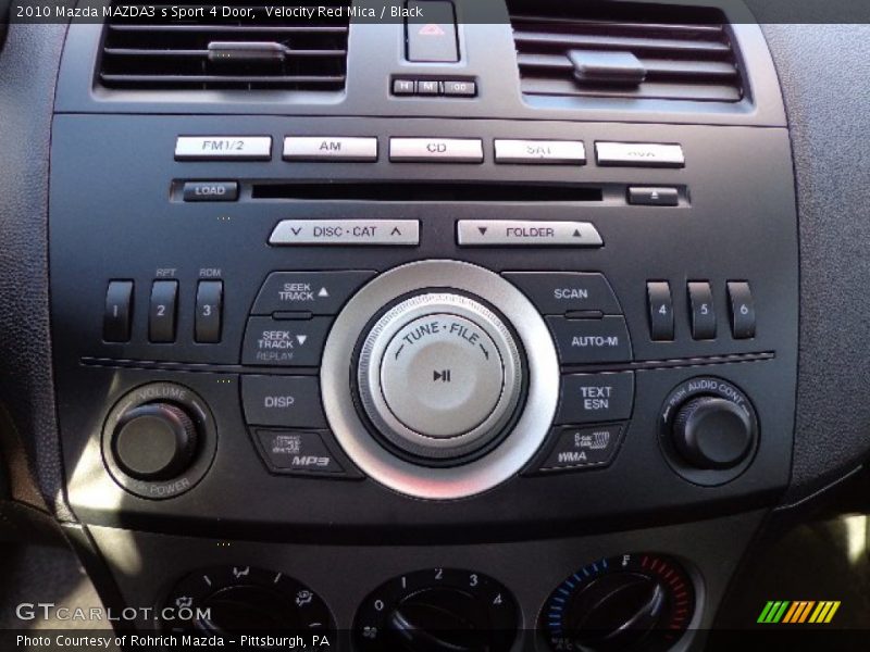 Controls of 2010 MAZDA3 s Sport 4 Door