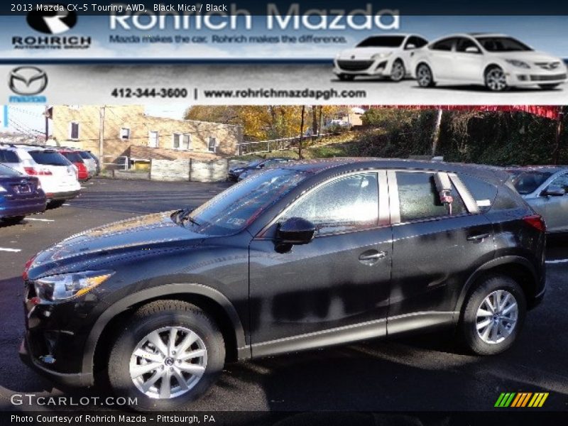 Black Mica / Black 2013 Mazda CX-5 Touring AWD