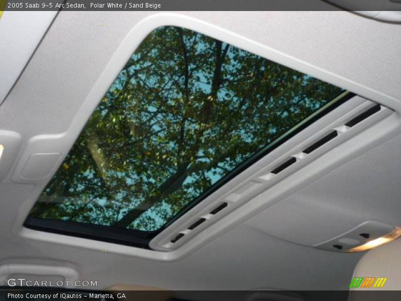 Polar White / Sand Beige 2005 Saab 9-5 Arc Sedan