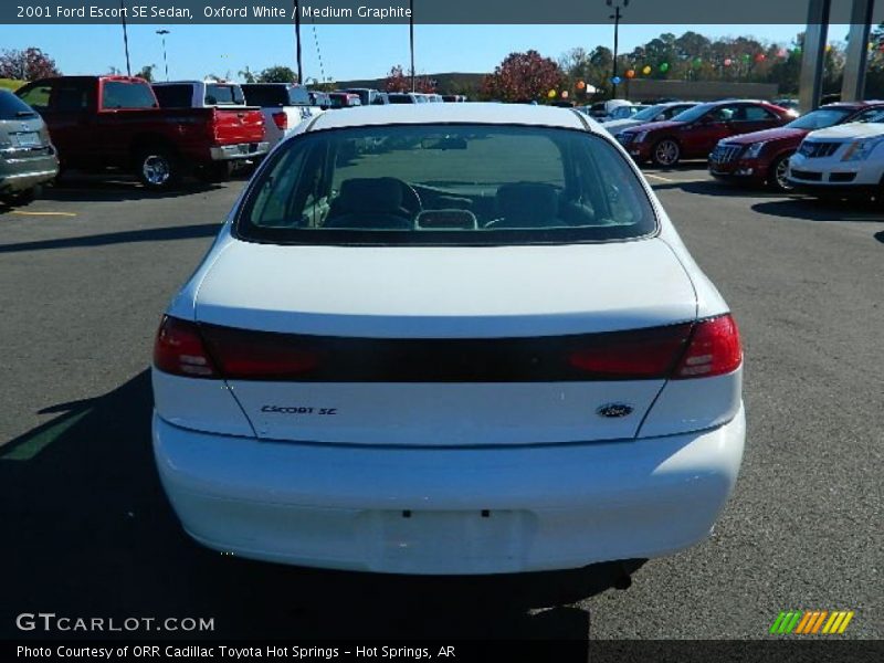 Oxford White / Medium Graphite 2001 Ford Escort SE Sedan