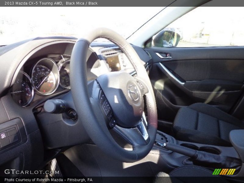Black Mica / Black 2013 Mazda CX-5 Touring AWD